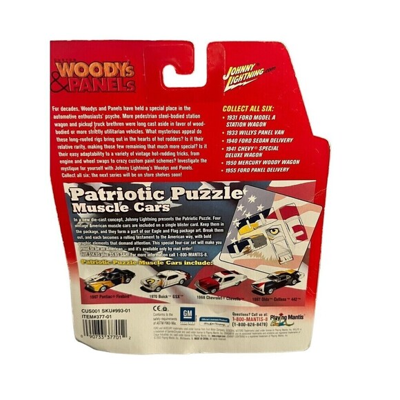 Johnny Lightning 31 1931 Ford Model A Station Wagon Custom Woodys & Panels Car T - Picture 2 of 6